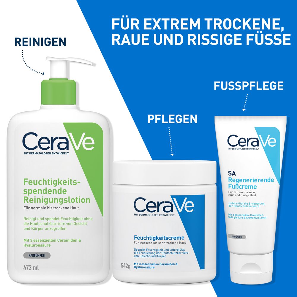 CeraVe feuchtigkeitsspendende Fußcreme