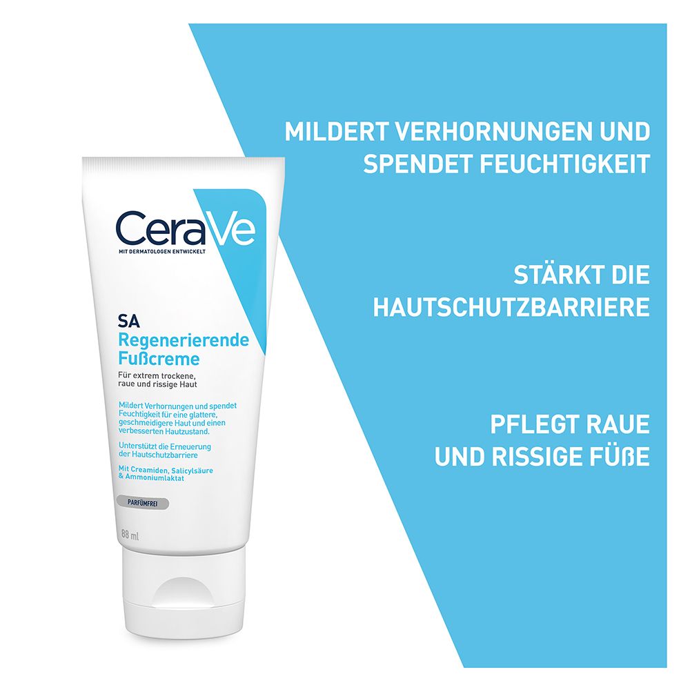 CeraVe feuchtigkeitsspendende Fußcreme