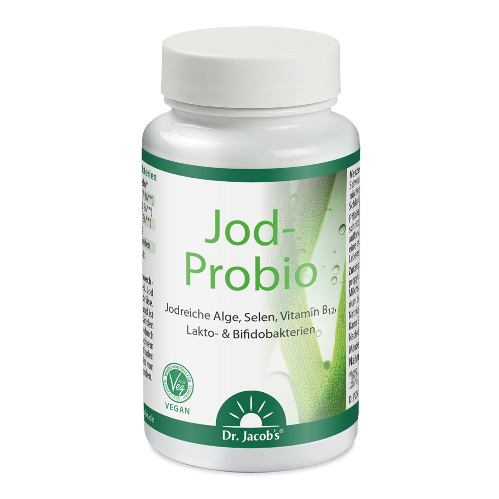 Dr. Jacob's Jod-Probio Milchsäurebakterien Selen Vitamin B12 vegan