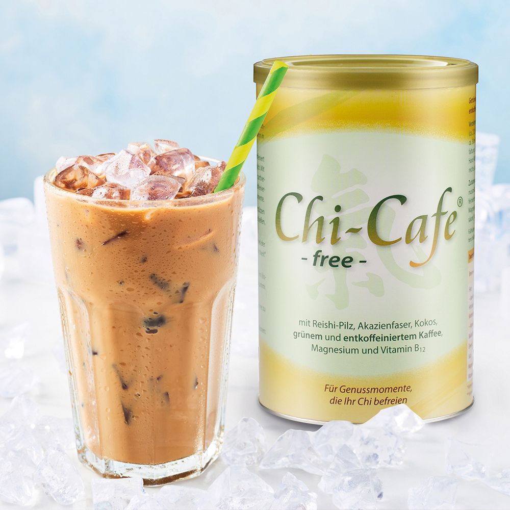 Chi-Cafe free entkoffeiniert – grüner Kaffee Akazienfaser Kokos Reishi Ginseng