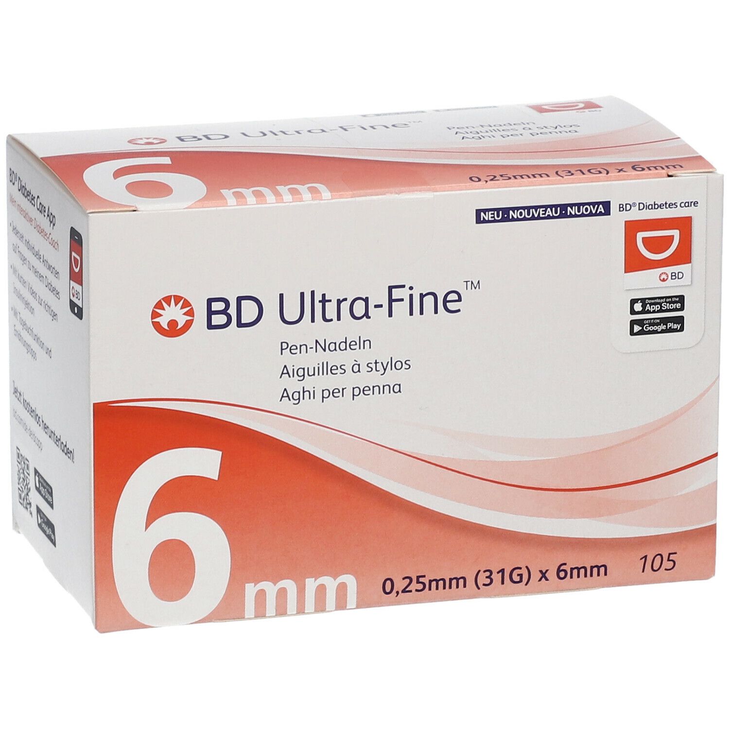 BD Micro-Fine Ultra™ 6 mm 31 G