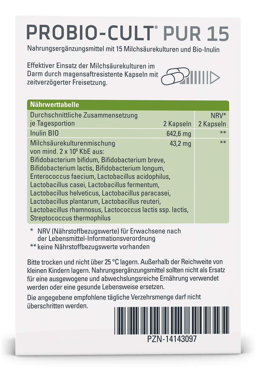 SYXYL PROBIO-CULT® PUR 15, denn eine stabile Darmflora braucht Vielfalt.