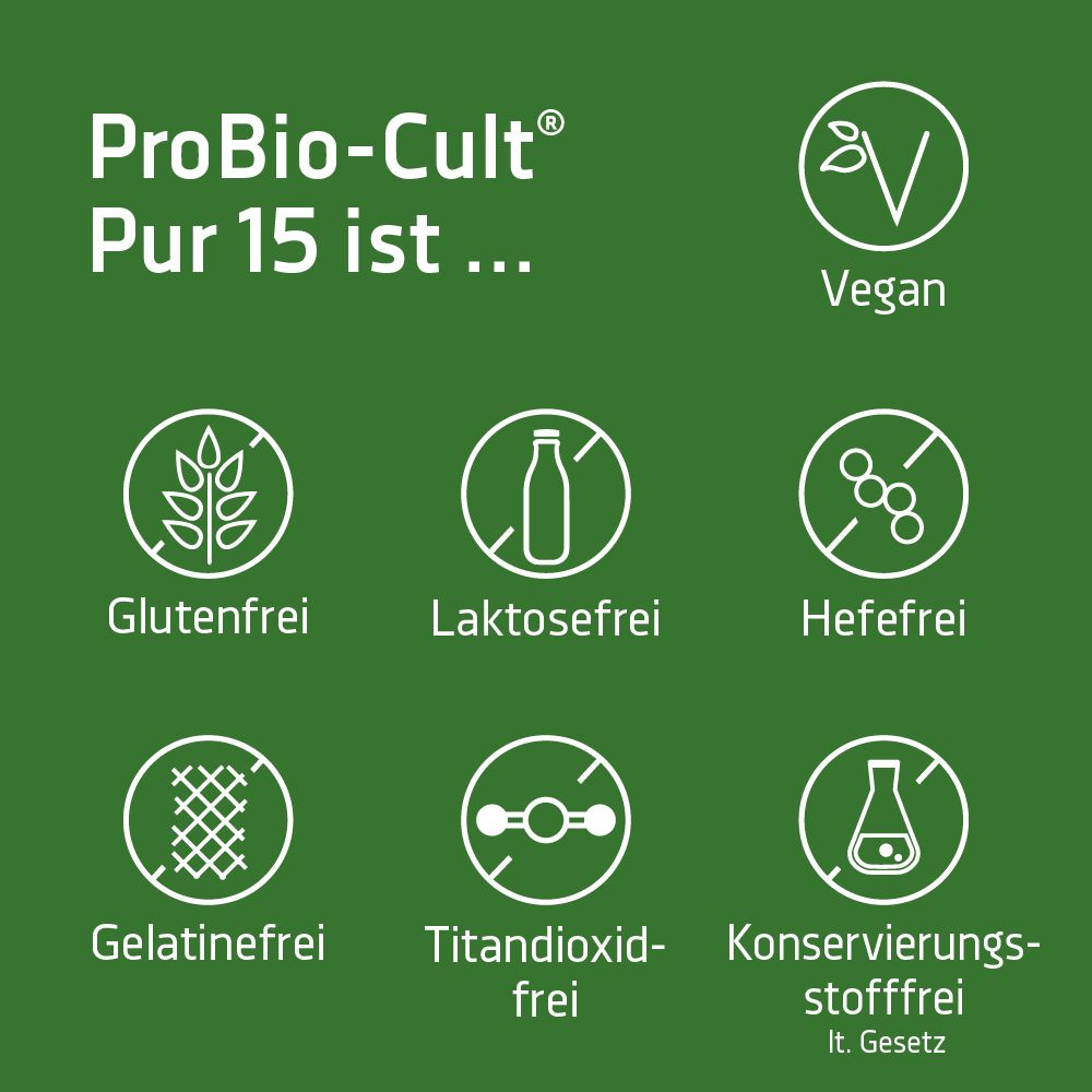 SYXYL PROBIO-CULT® PUR 15, denn eine stabile Darmflora braucht Vielfalt.