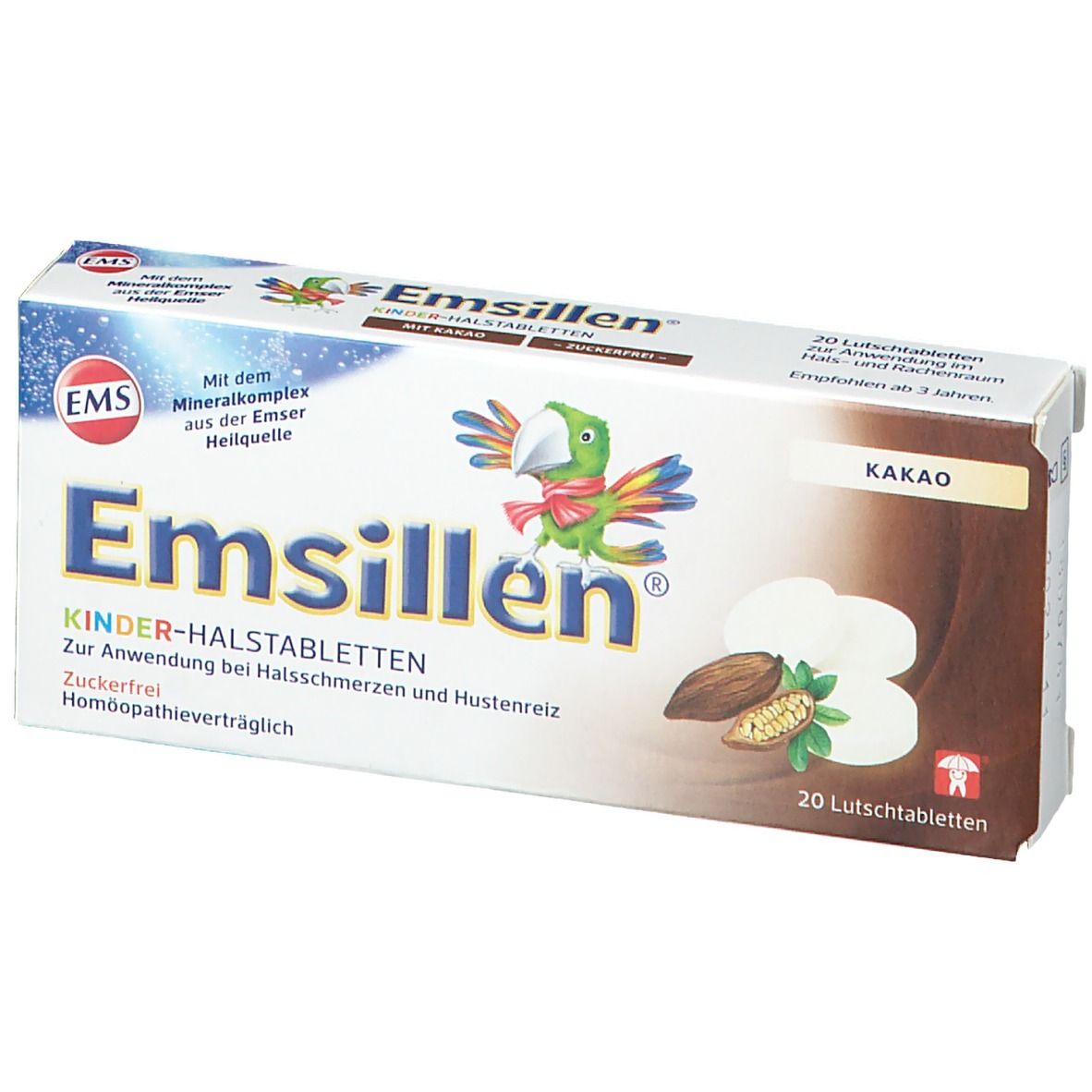 Emsillen® Kinder-Halstabletten Kakao