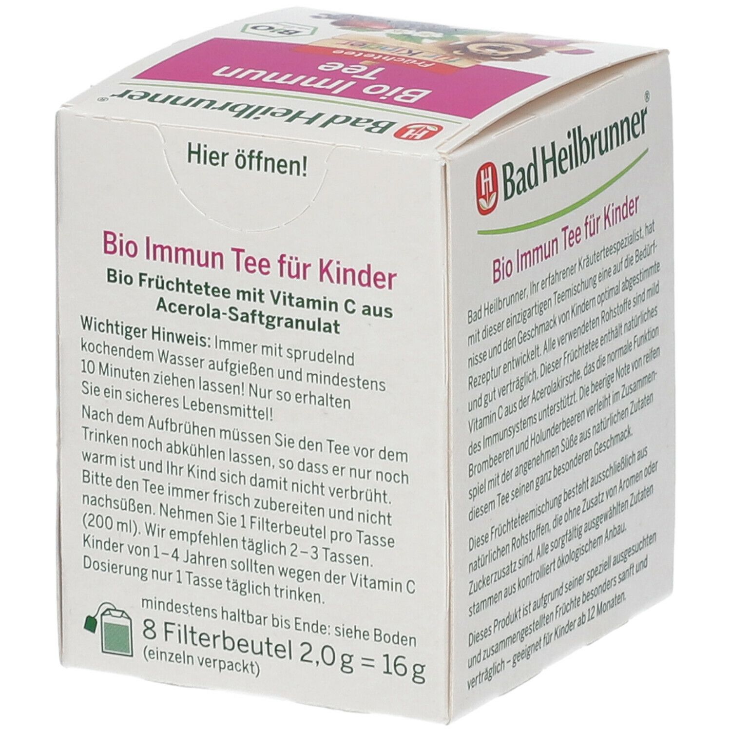 Bad Heilbrunner® Immun Tee für Kinder