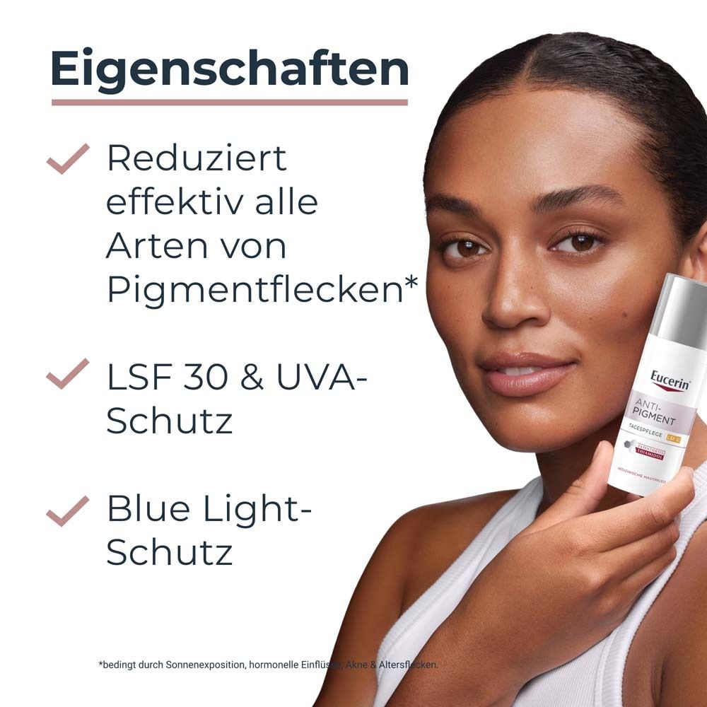 Eucerin Anti-Pigment Tagespflege LSF 30 Creme – Gegen Pigmentflecken