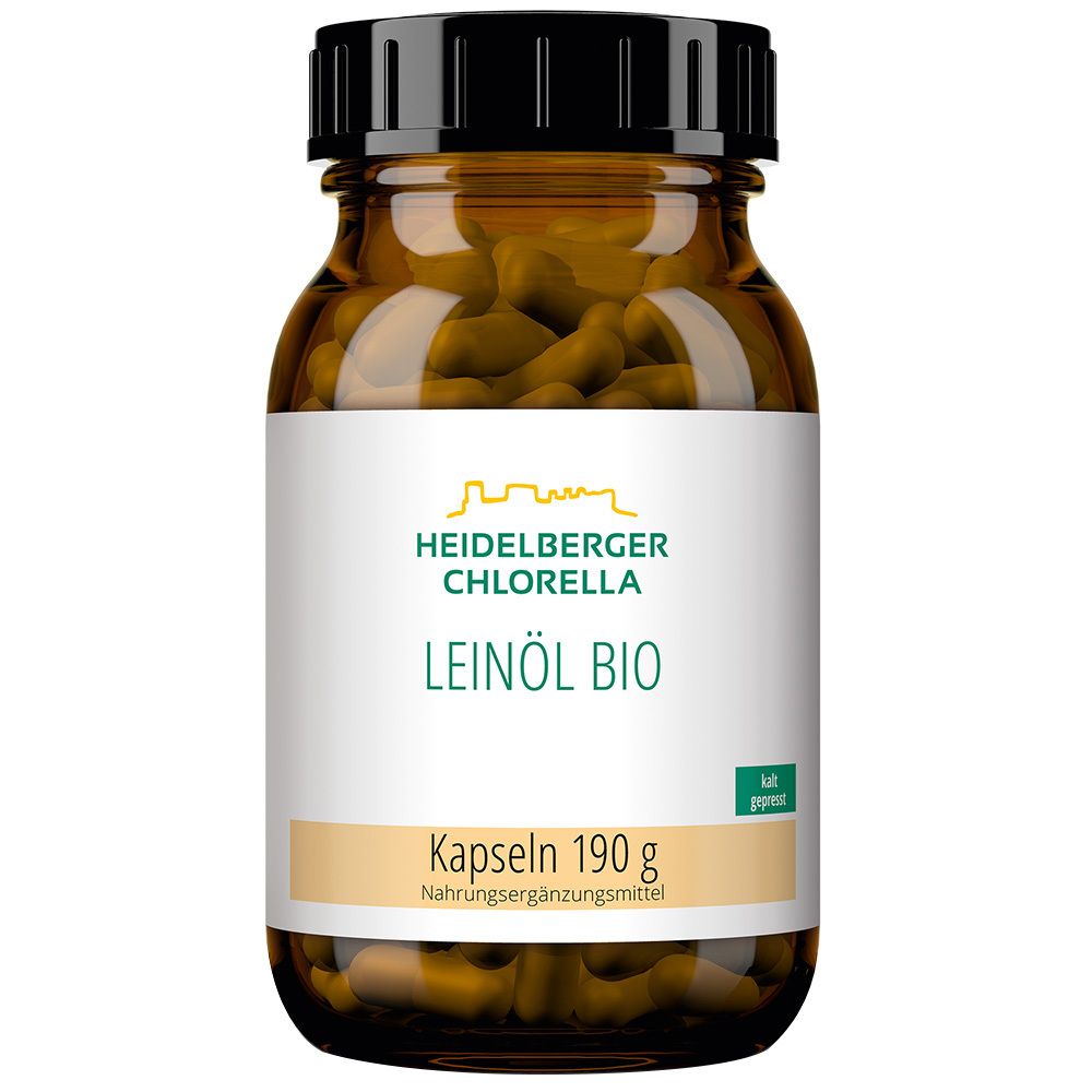 Heidelberger Chlorella® Leinöl Bio