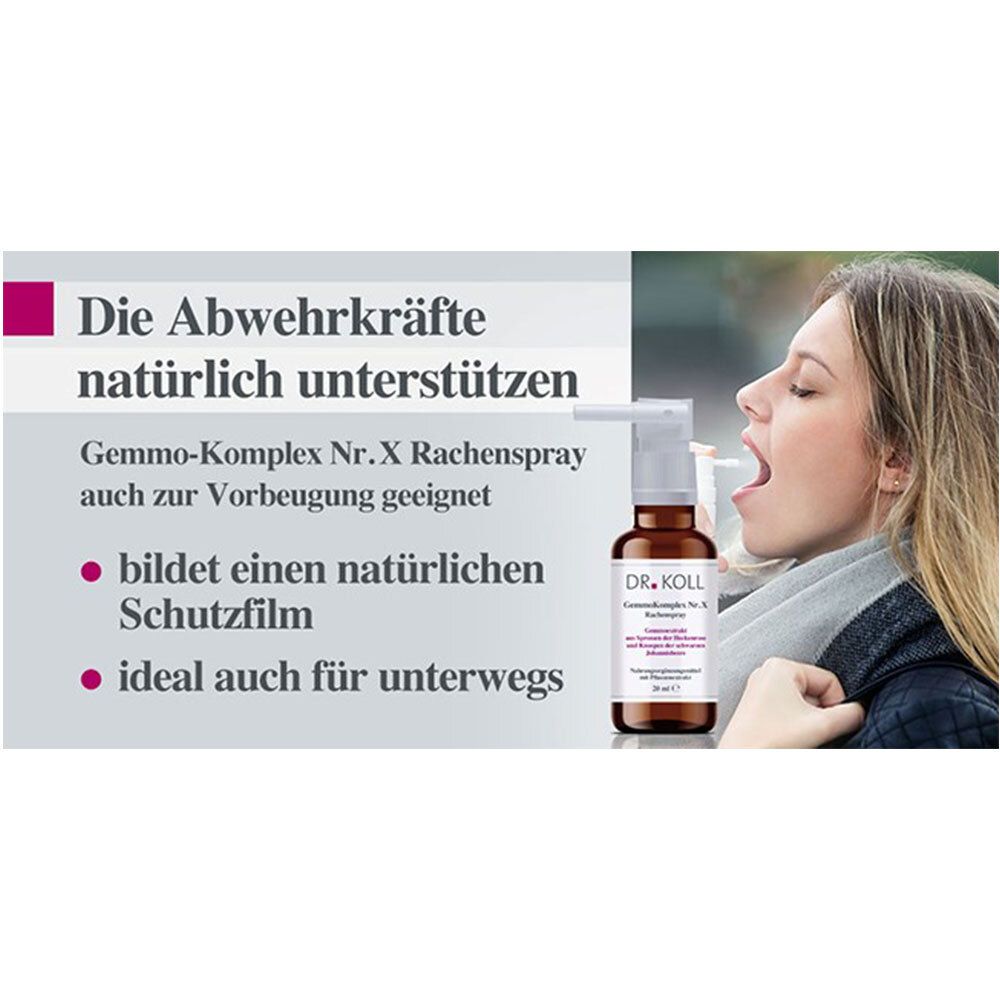 DR. KOLL GemmoKomplex Nr. X – Rachenspray