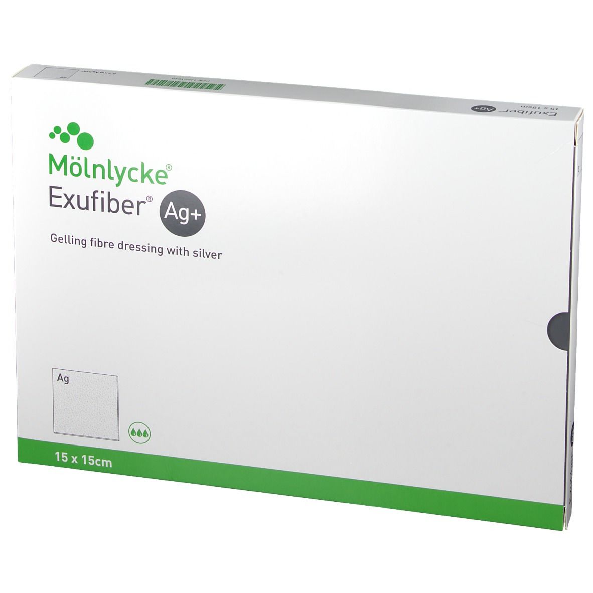 Exufiber Ag+ 15 x 15 cm