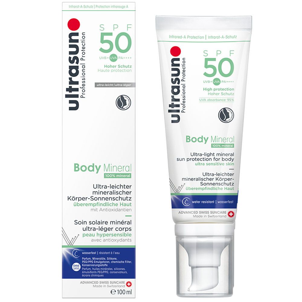 ultrasun Body Mineral Gel SPF 50 100 ml shopapotheke.at