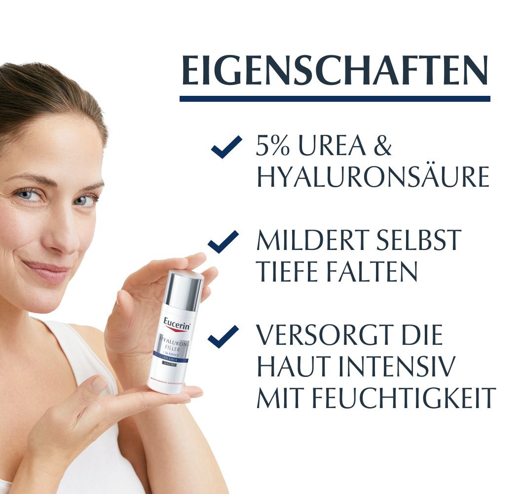 Eucerin® Hyaluron-Filler 5% Urea Nachtcreme