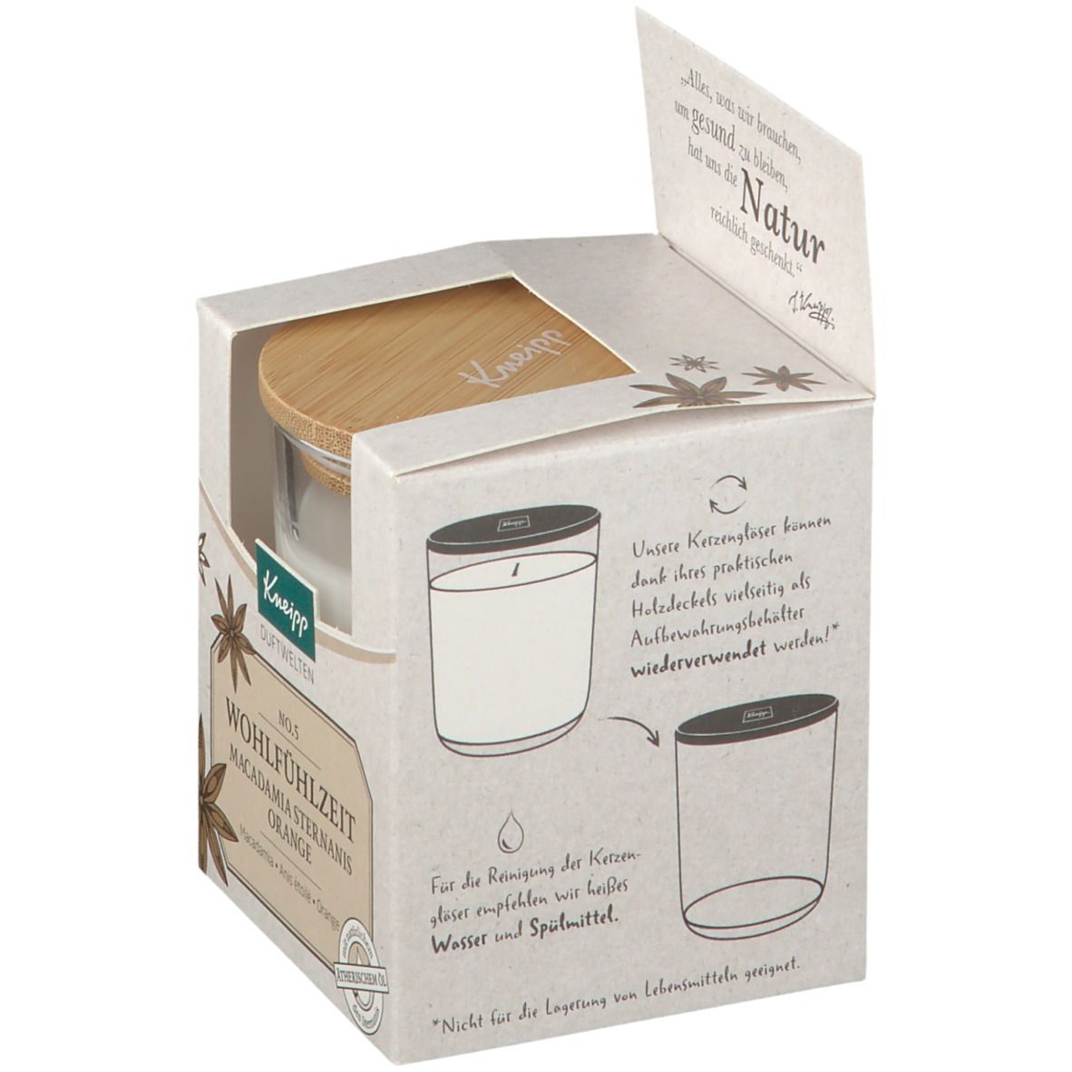 Kneipp® Duftkerze No. 5 Wohlfühlzeit