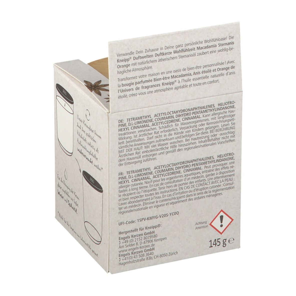 Kneipp® Duftkerze No. 5 Wohlfühlzeit