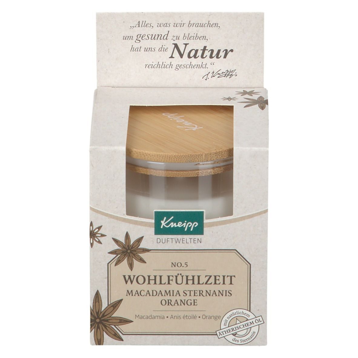 Kneipp® Duftkerze No. 5 Wohlfühlzeit