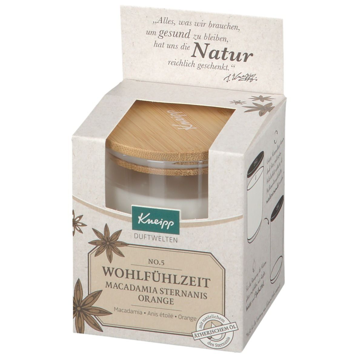 Kneipp® Duftkerze No. 5 Wohlfühlzeit