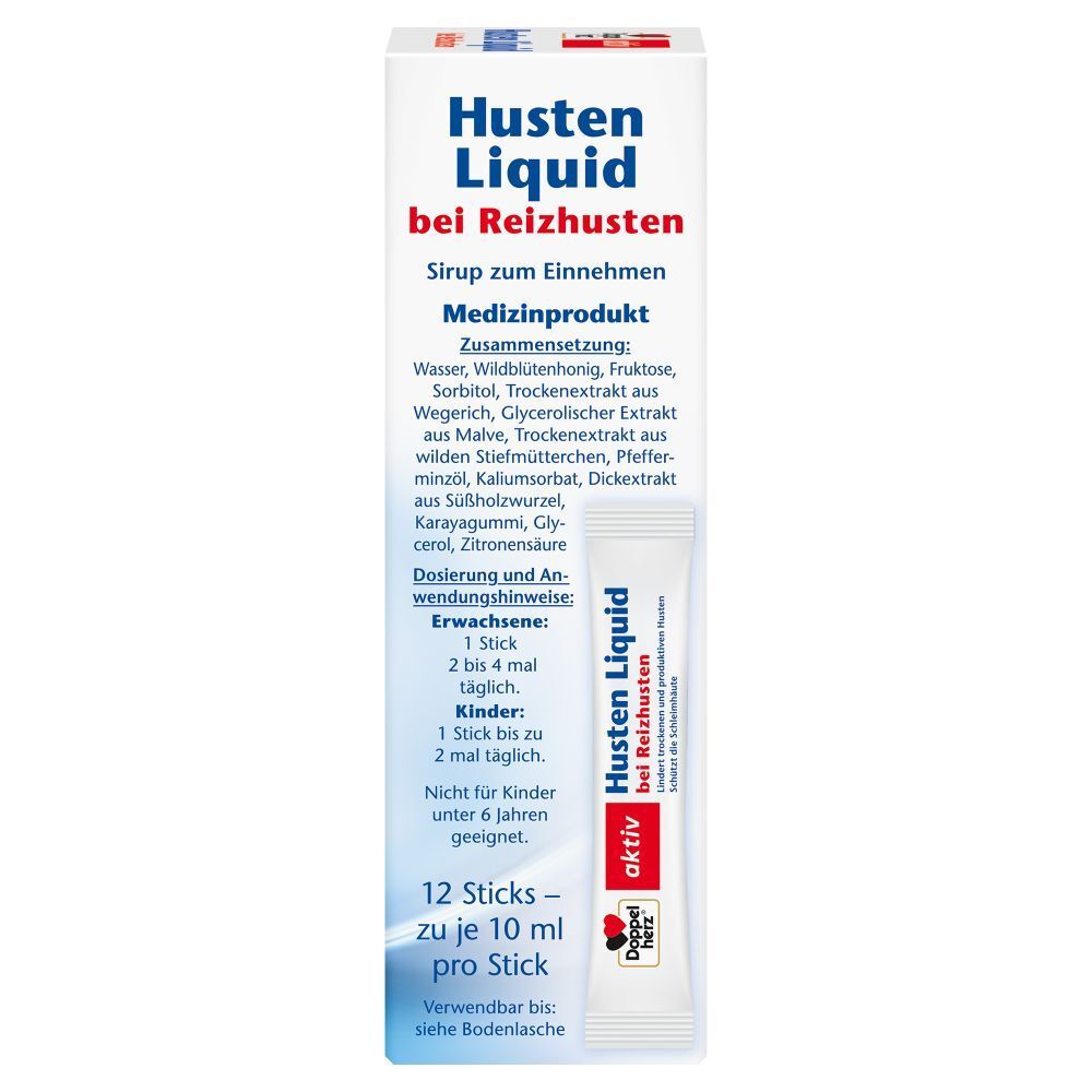 Doppelherz® Husten Liquid bei Reizhusten