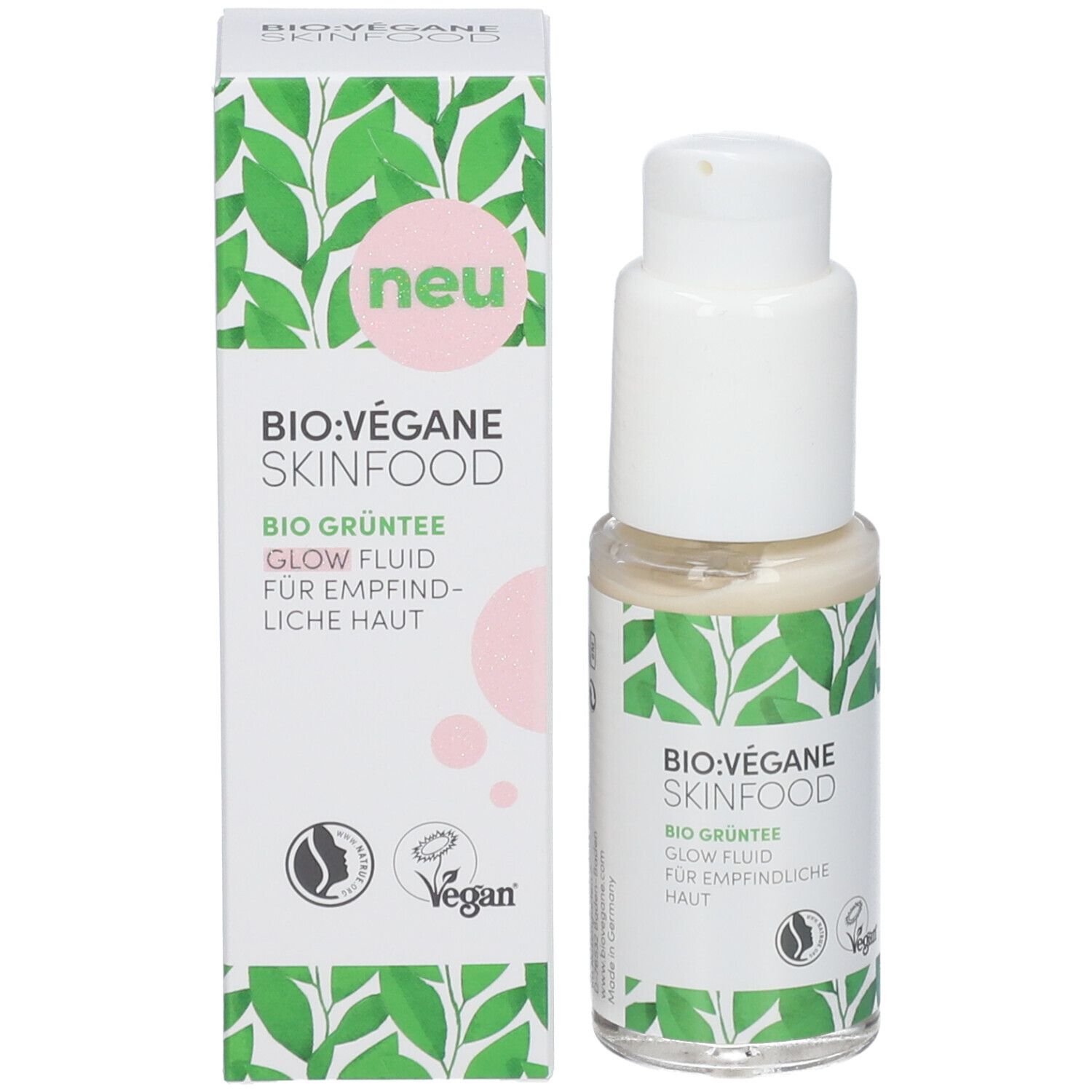 BIO VÉGANE SKINFOOD BIO GRÜNTEE Glow Fluid