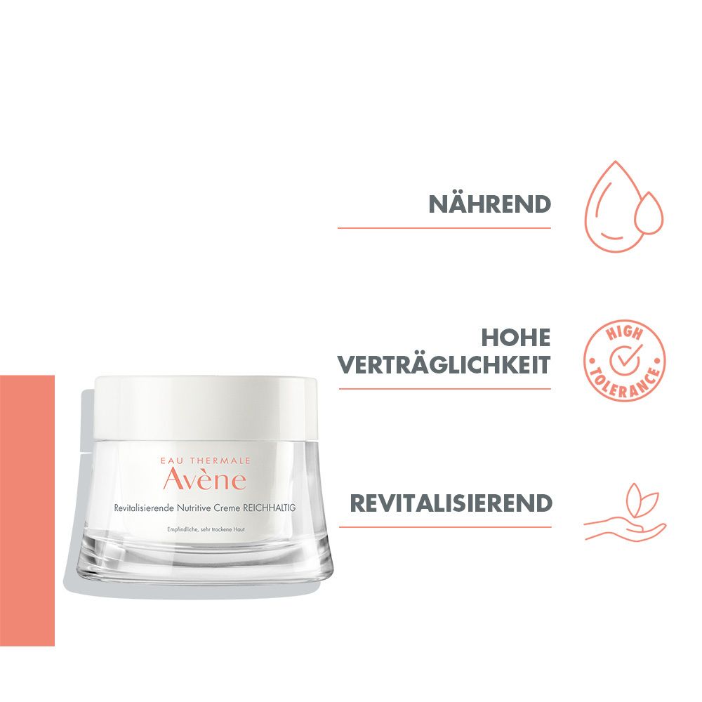 Avène Les Essentiels Revitalisierende Nutritive Creme Reichhaltig - für Frische und Ausstrahlung