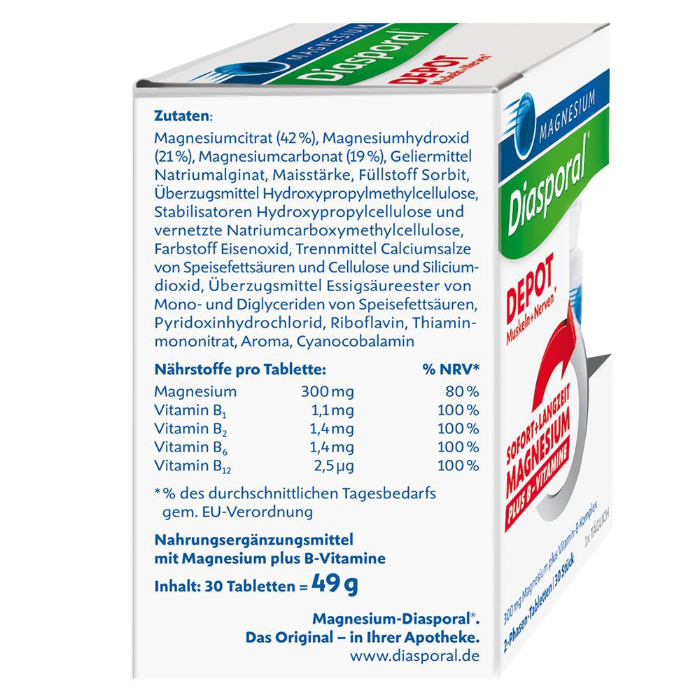 Magnesium-Diasporal® DEPOT Muskeln + Nerven