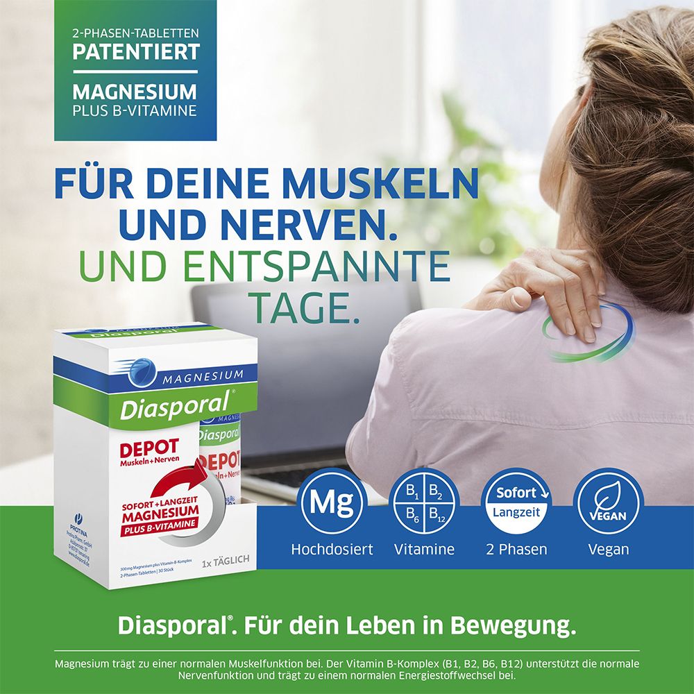 Magnesium-Diasporal® DEPOT Muskeln + Nerven