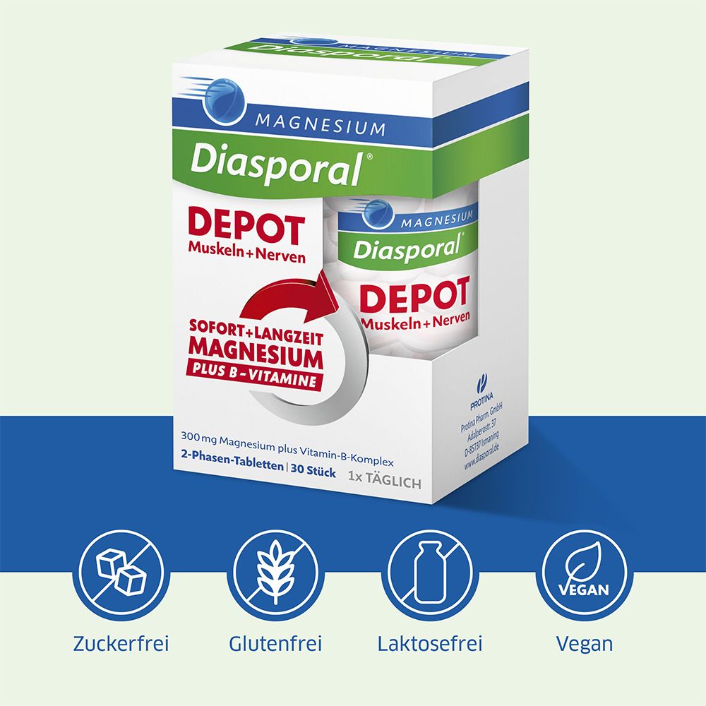 Magnesium-Diasporal® DEPOT Muskeln + Nerven