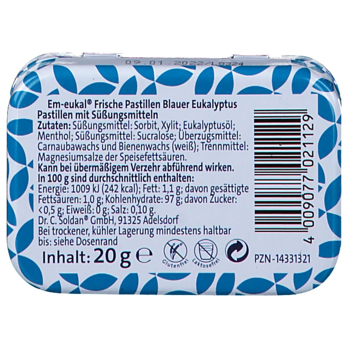 Em-eukal® Frische Pastillen Blauer Eukalyptus