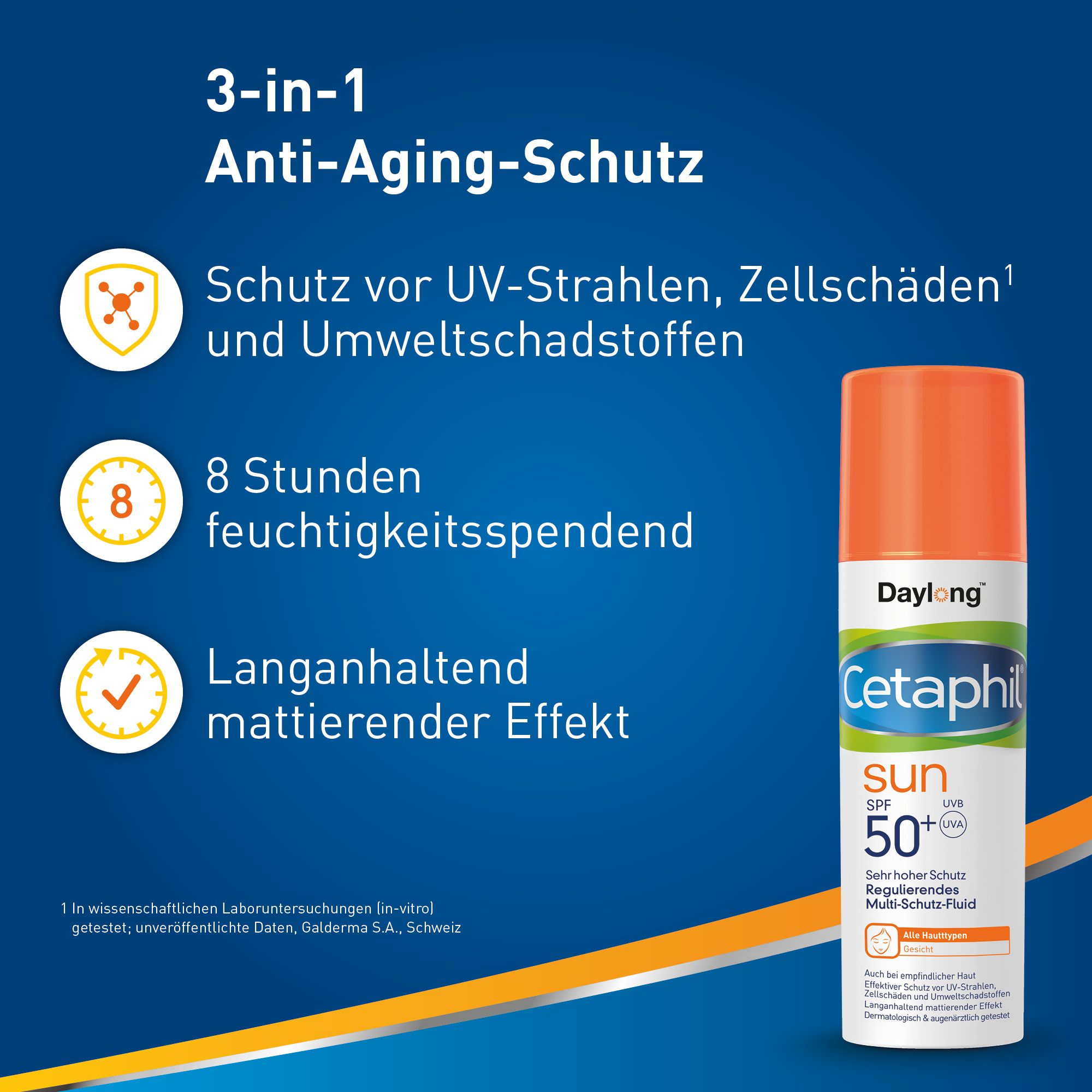CETAPHIL SUN Regulierendes Multi-Schutz-Fluid SPF 50+ Anti-Aging-Sonnenschutz