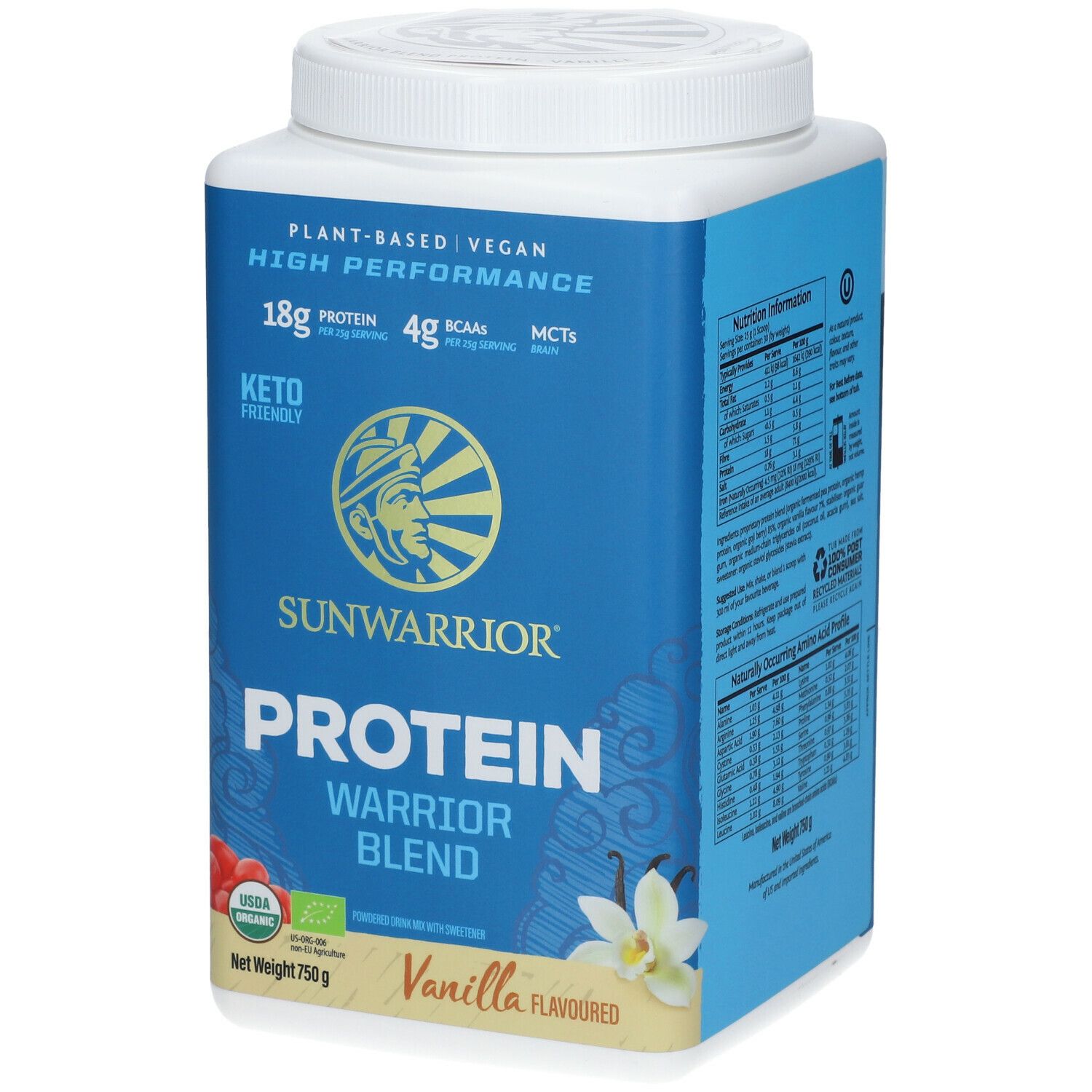 SUNWARRIOR® Protein Warrior Blend Vanille