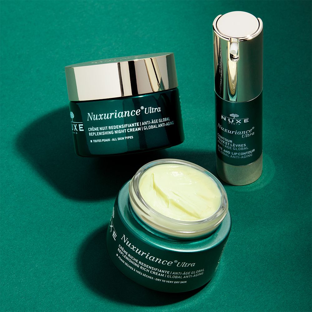 Nuxuriance® Ultra Hautverdichtende Reichhaltige Anti-Aging Tagescreme gegen Falten und Festigkeitsverlust bei trockener, empfindlicher, reifer Haut