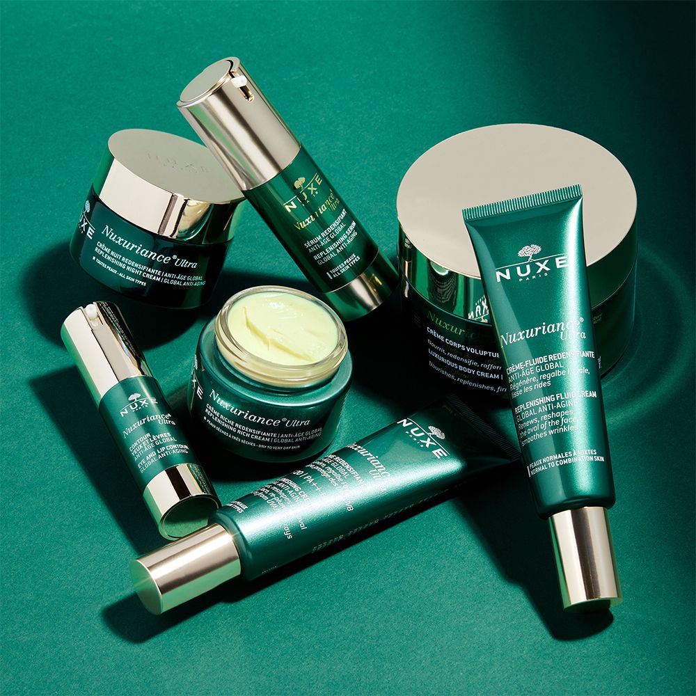 Nuxuriance® Ultra Hautverdichtende Reichhaltige Anti-Aging Tagescreme gegen Falten und Festigkeitsverlust bei trockener, empfindlicher, reifer Haut