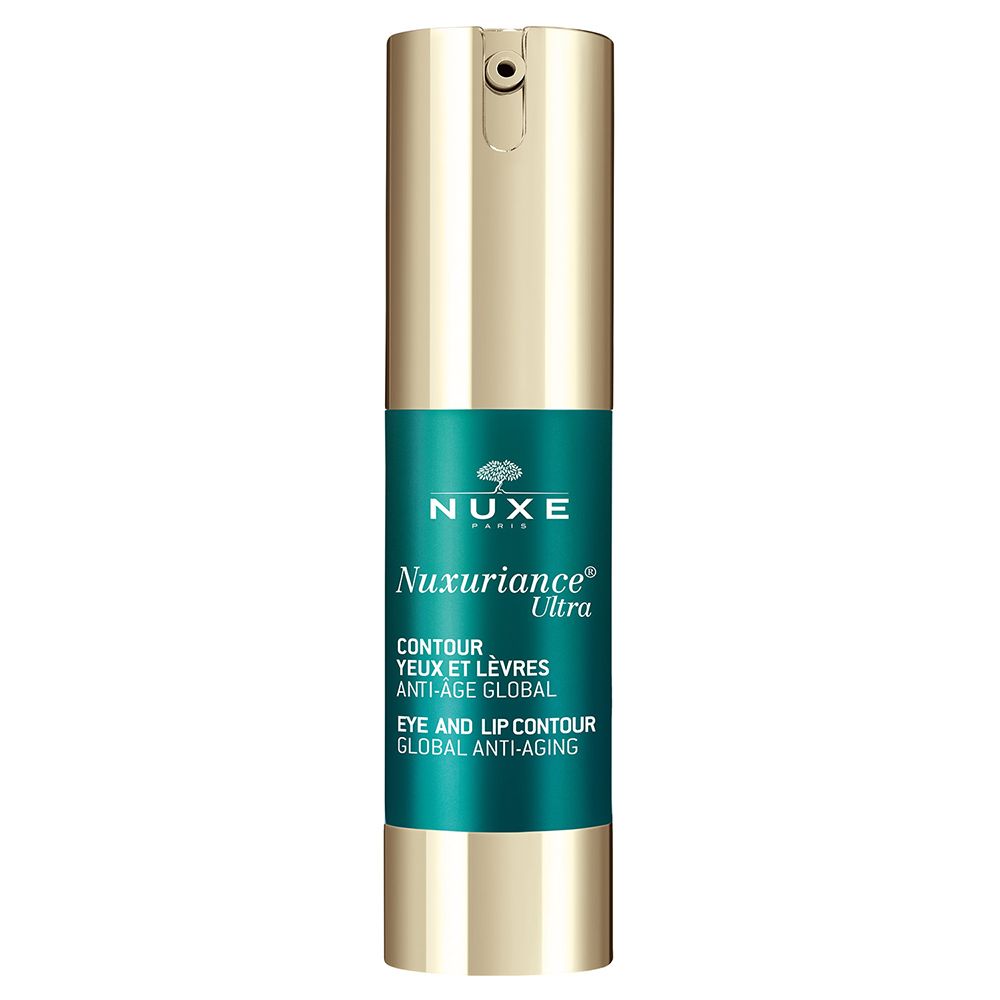Nuxuriance® Ultra Hautverdichtende  Anti-Aging Augencreme & Lippenpflege gegen Falten, Tränensäcke und Augenringe bei reifer, trockener Haut