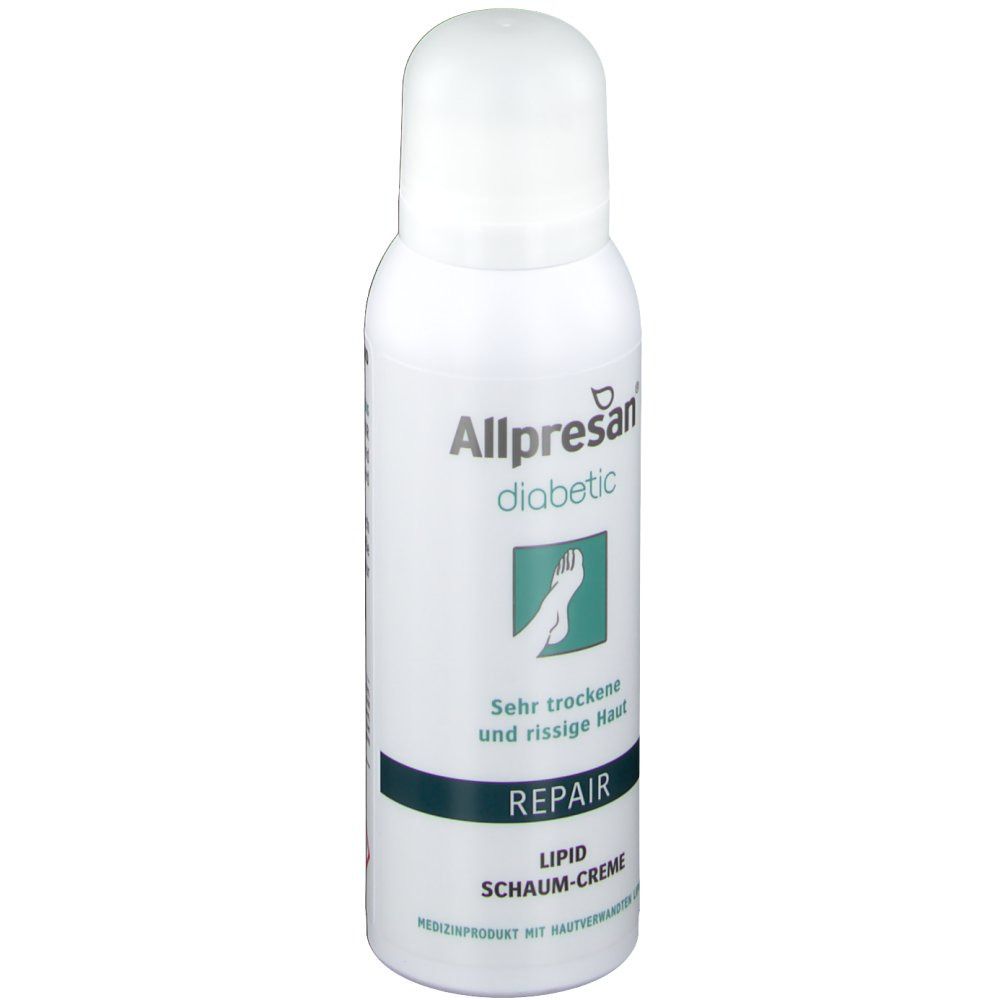 Allpresan® diabetic Lipid Schaum-Creme REPAIR Sehr trockene und rissige Haut