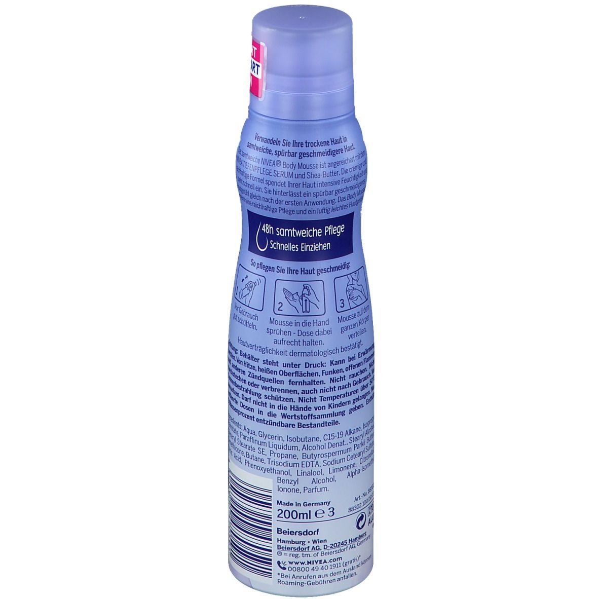 NIVEA® Body Mousse Samtweiche Pflege