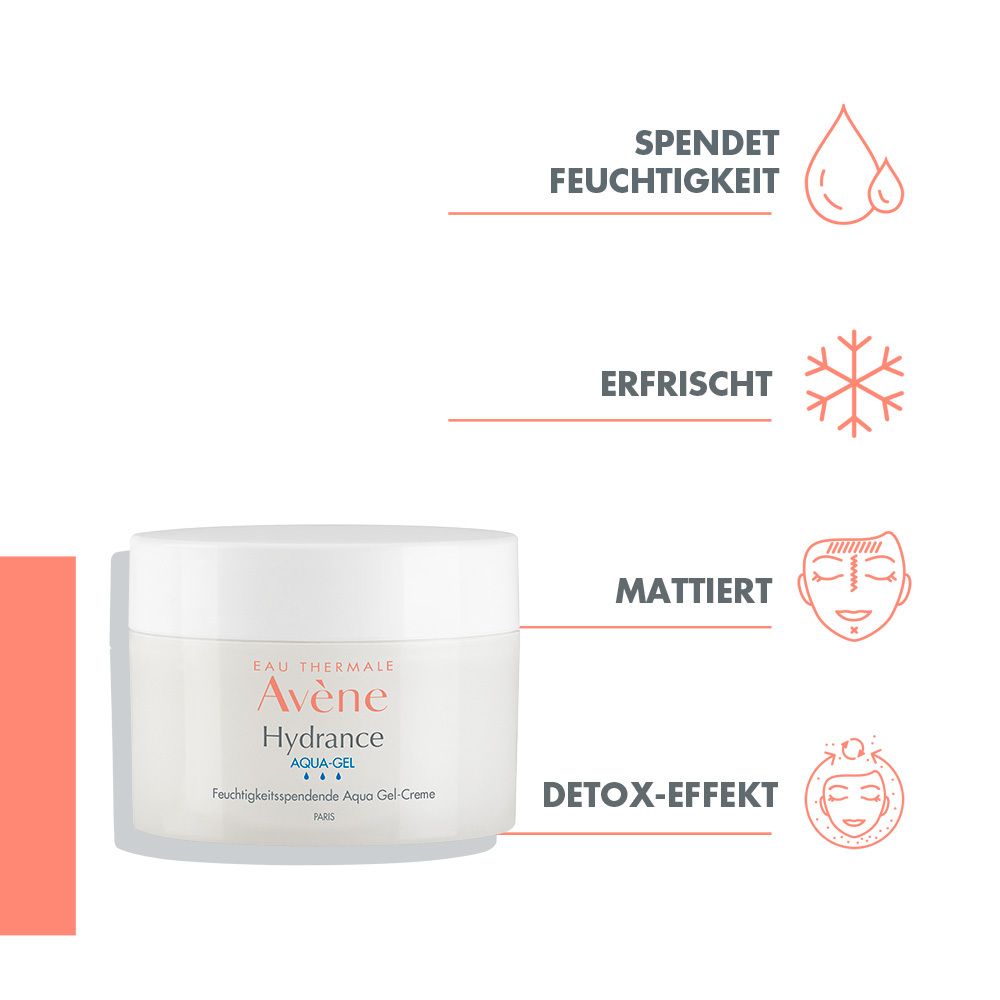 Avène Hydrance Aqua-Gel - für empfindliche, feuchtigkeitsarme Hauttypen