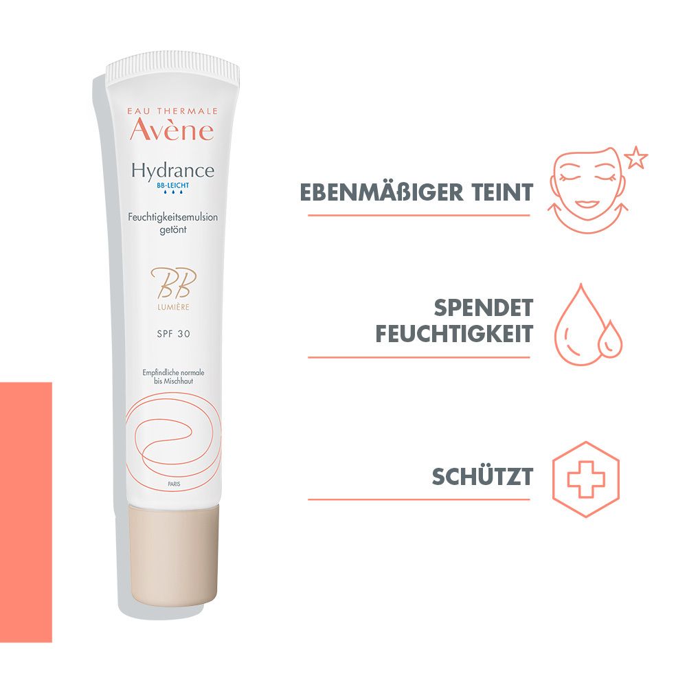 Avène Hydrance BB-LEICHT Feuchtigkeitsemulsion getönt LSF 30