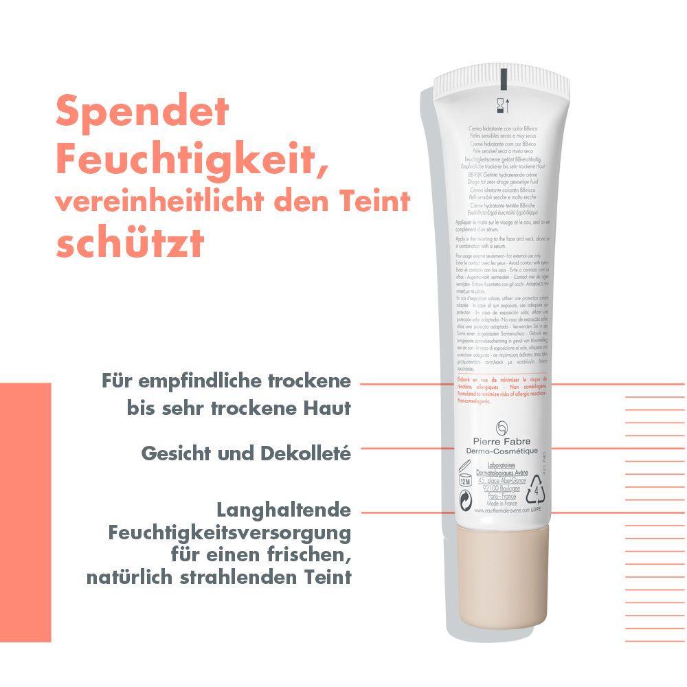 Avène Hydrance BB-REICHHALTIG Feuchtigkeitscreme getönt LSF 30