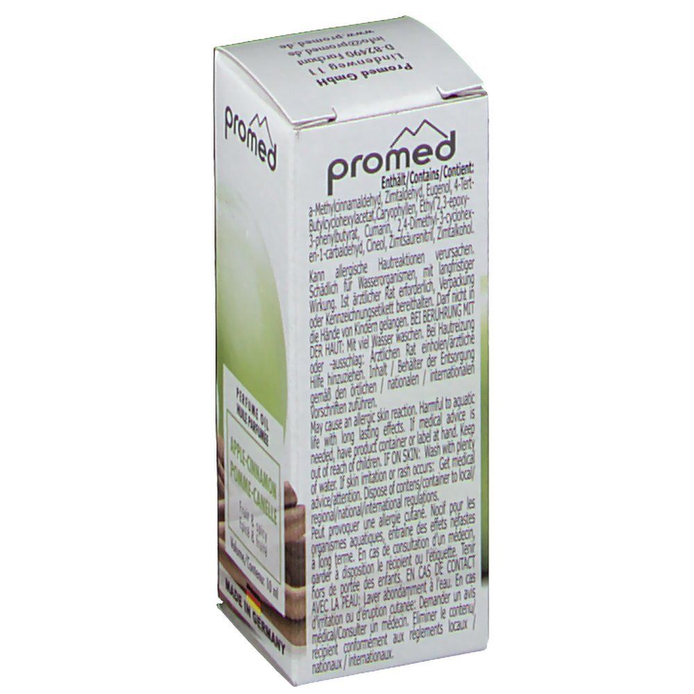 Kartonverpackung mit Text. Enthält Informationen zu Inhaltsstoffen und Warnhinweisen. "Made in Germany".