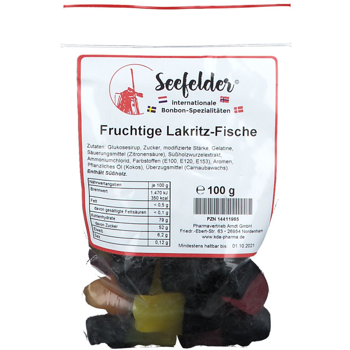 Seefelder fruchtige Lakritz-Fische