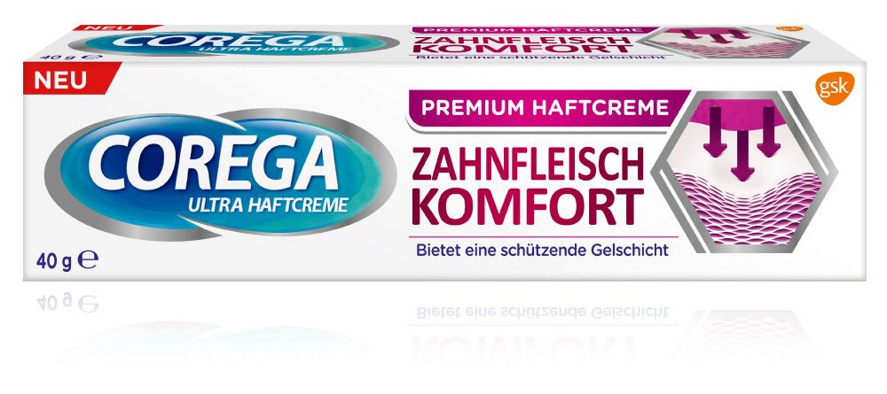 COREGA Ultra Premium Haftcreme Zahnfleisch Komfort