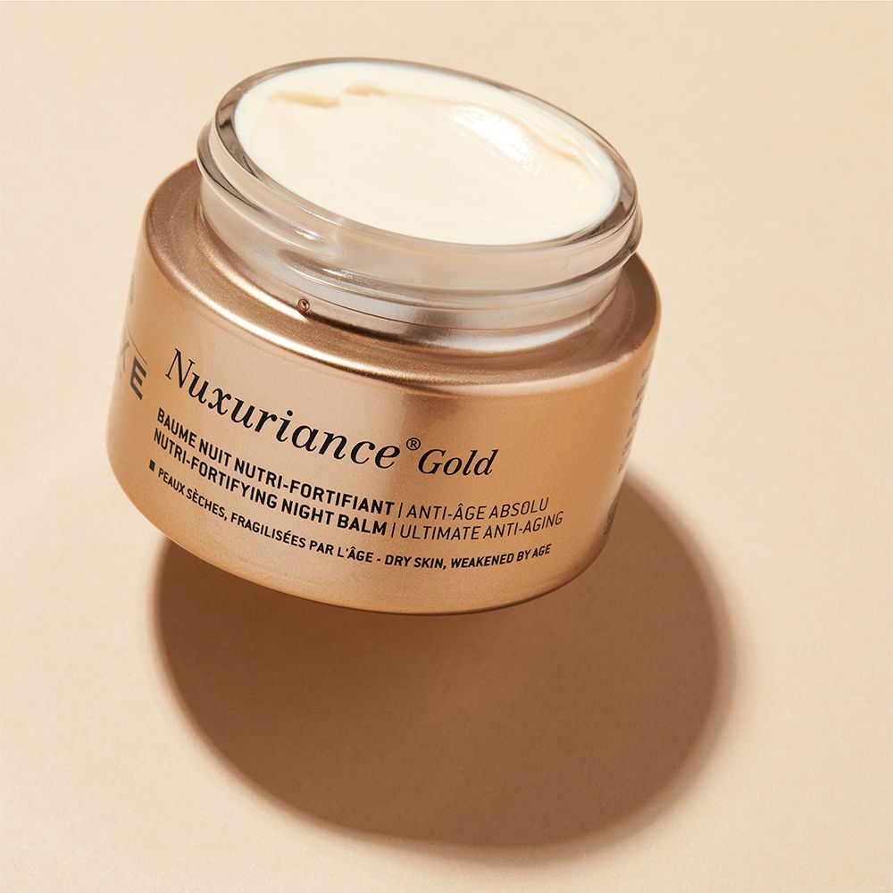 NUXE Nuxuriance® Gold - Nährende, kräftigende Anti-Aging Nachtcreme gegen Falten bei reifer, sehr trockener Haut