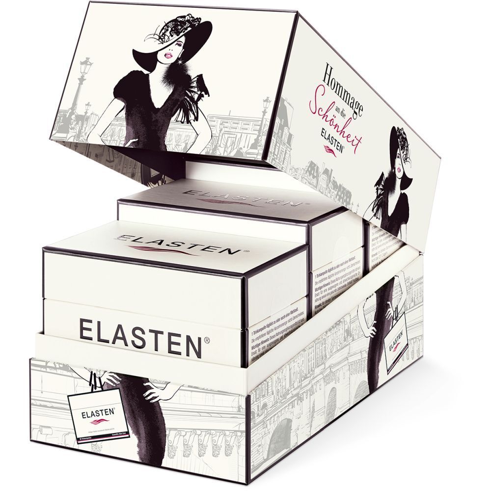 ELASTEN® Kollagen Trinkampullen für schöne Haut – das studiengeprüfte Original, mit Acerola, Vitamin C, Zink, Biotin