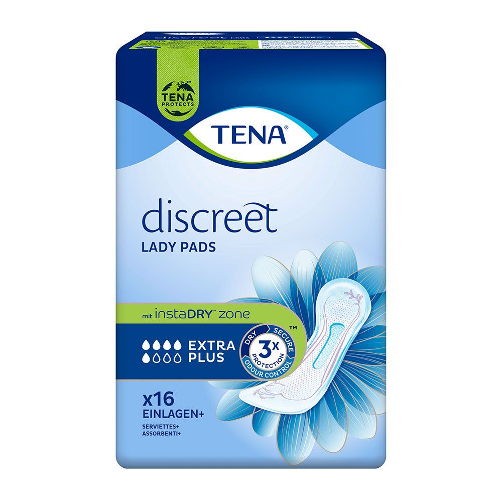 6x TENA Lady Discreet Extra Plus