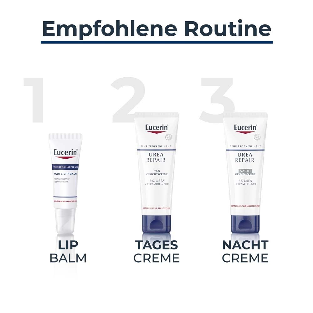 Eucerin Urea Repair Tag Gesichtscreme 5% – Intensive Feuchtigkeitspflege bei trockener bis sehr trockener Haut