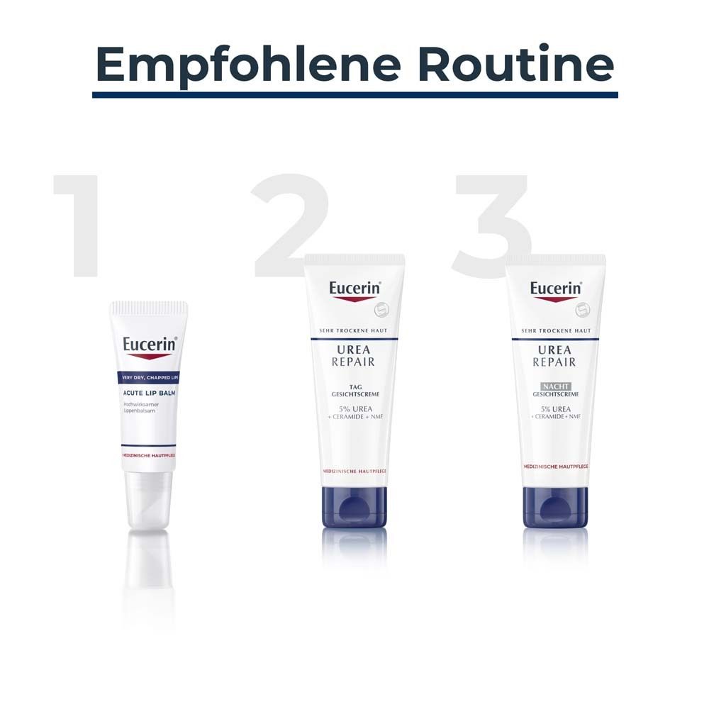 Eucerin Urea Repair Nacht Gesichtscreme 5% –  Intensive Gesichtspflege bei trockener bis sehr trockener und spannender Haut