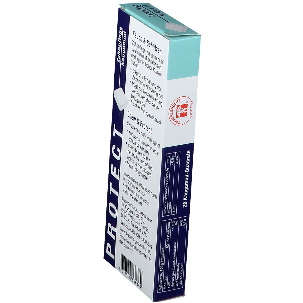 BADERs PROTECT Zahnpflege-Kaugummi 20 St - shop-apotheke.at