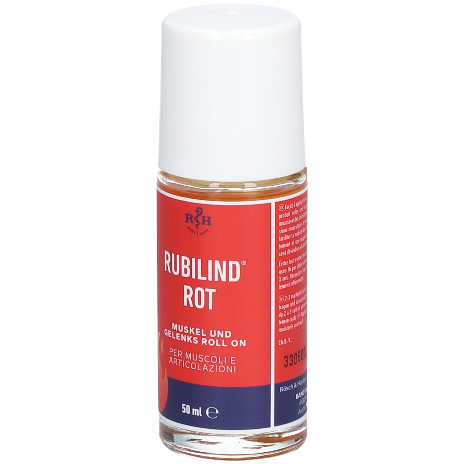 RUBILIND® Rot Muskel- und Gelenks Roll-on