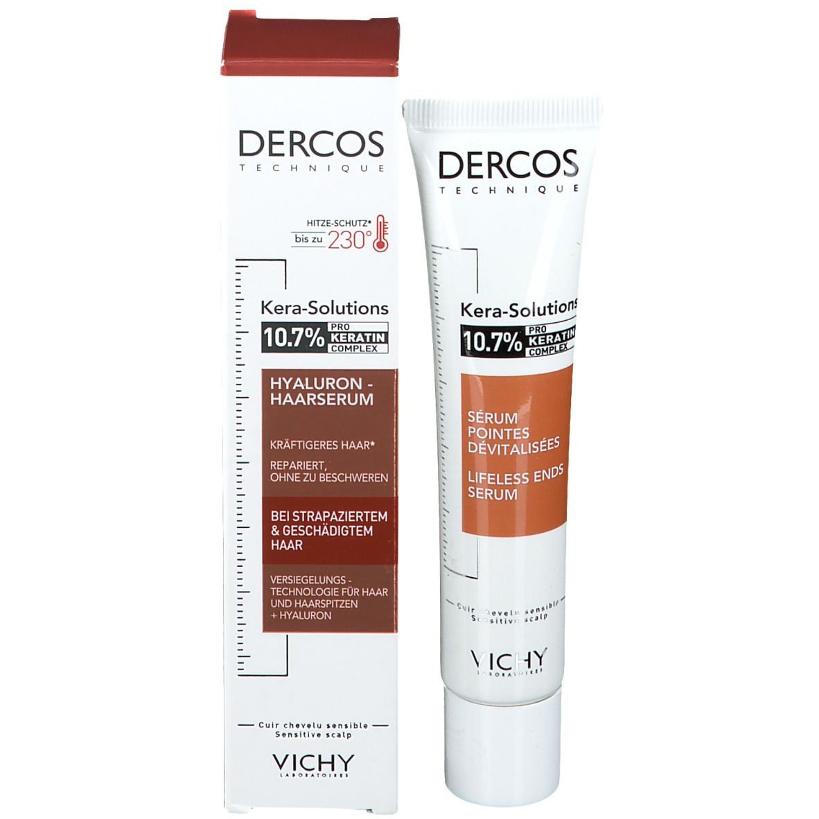 VICHY DERCOS Kera-Solutions Haarserum mit Hyaluron