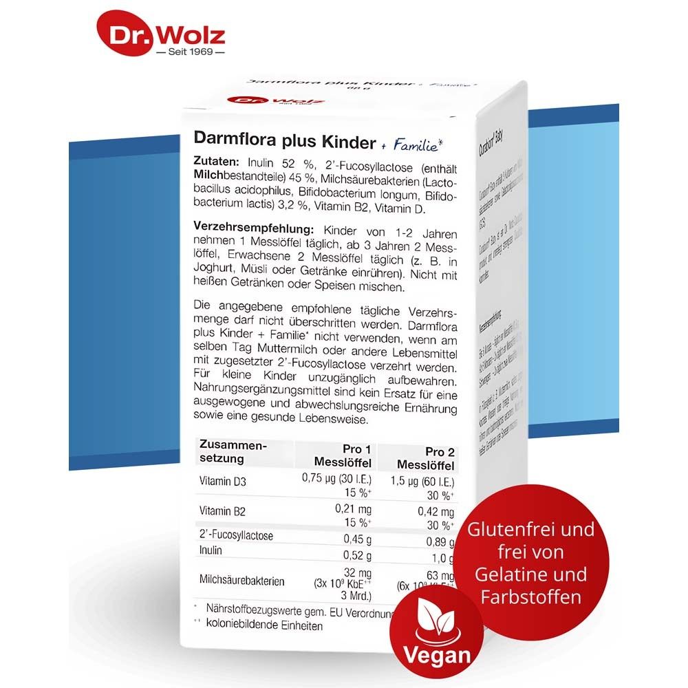 Dr. Wolz Darmflora plus® Kinder + Familie