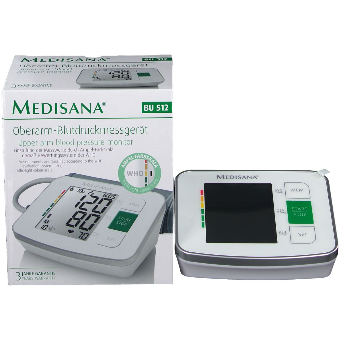 medisana BU 512 Oberarm-Blutdruckmessgerät