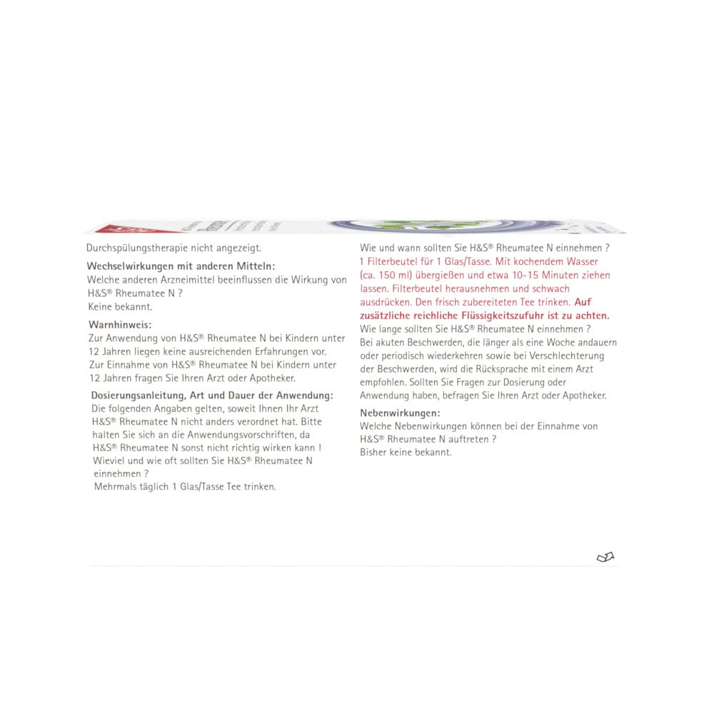 H&S® Rheumatee N
